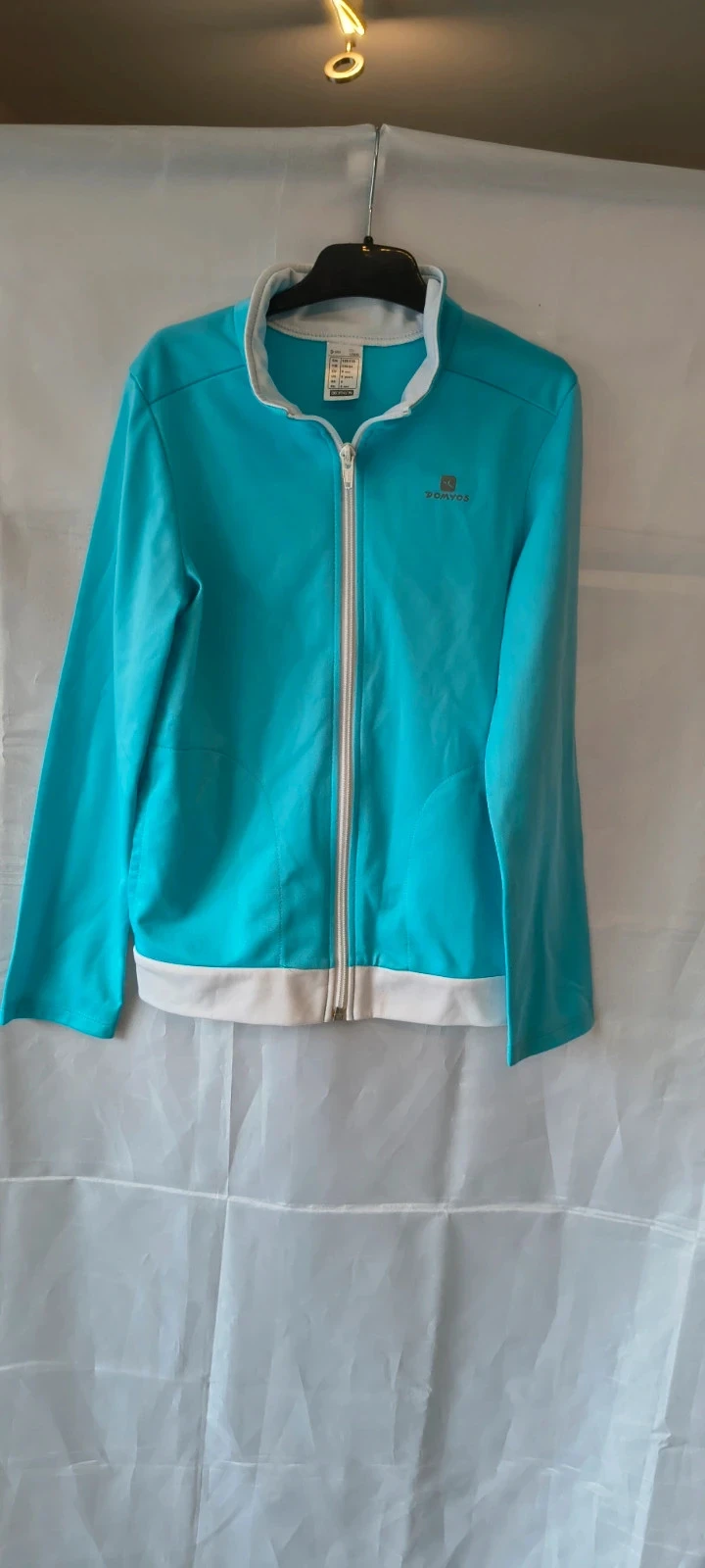 Decathlon Domyos sportvest turquoise maat 8 jaar โ comfortabel & netjes |#282